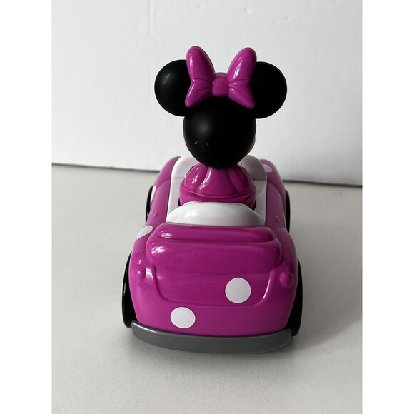 Disney Hap-P-Kid Minnie Mouse "Push -n- Go Racer Car - Picture 4 of 6
